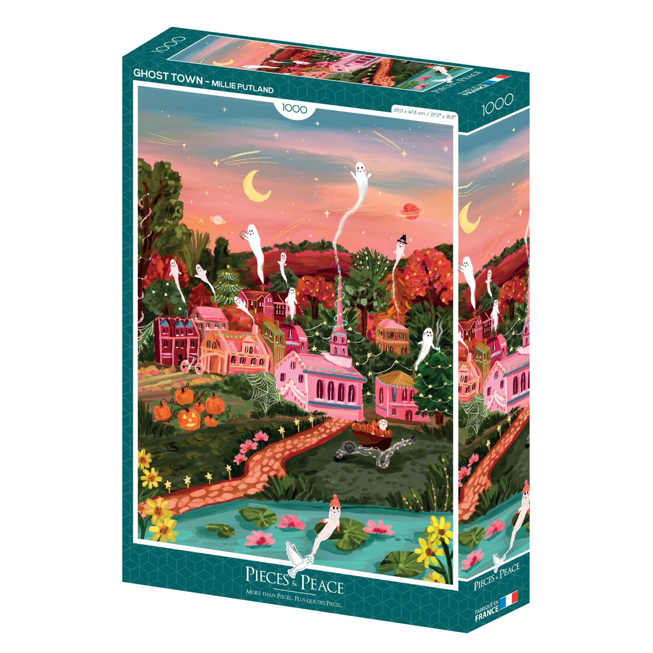 Puzzle La Ville d'Halloween