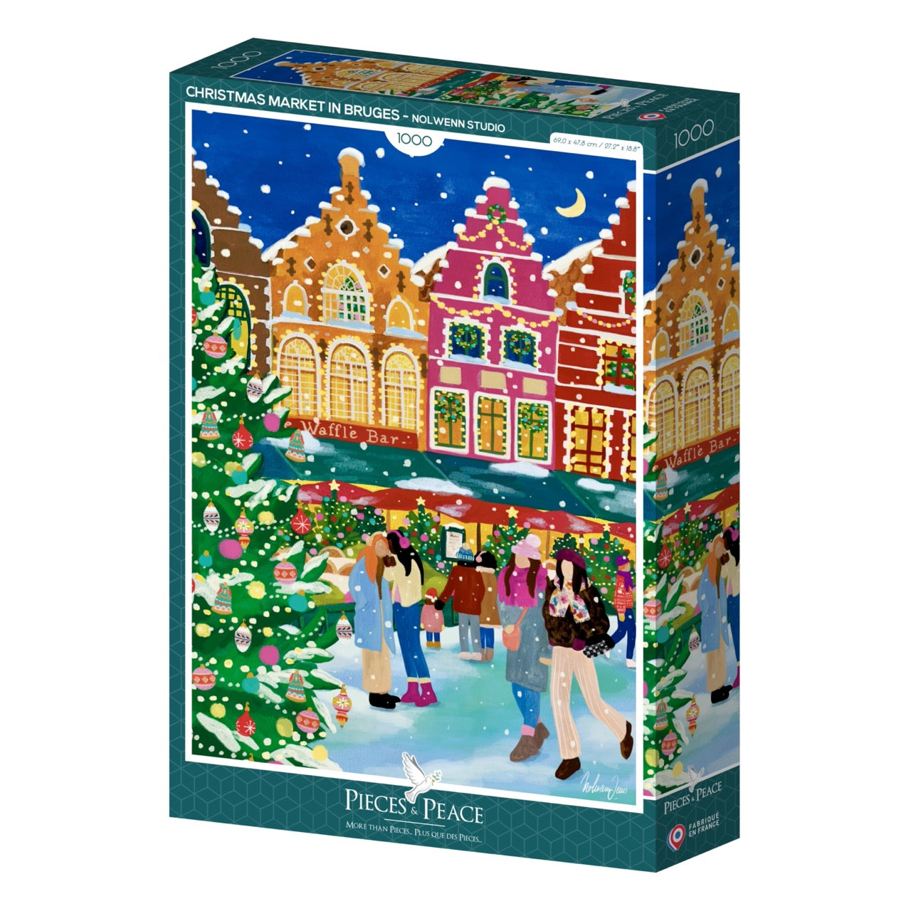 Puzzle Marché de Noël à Bruges