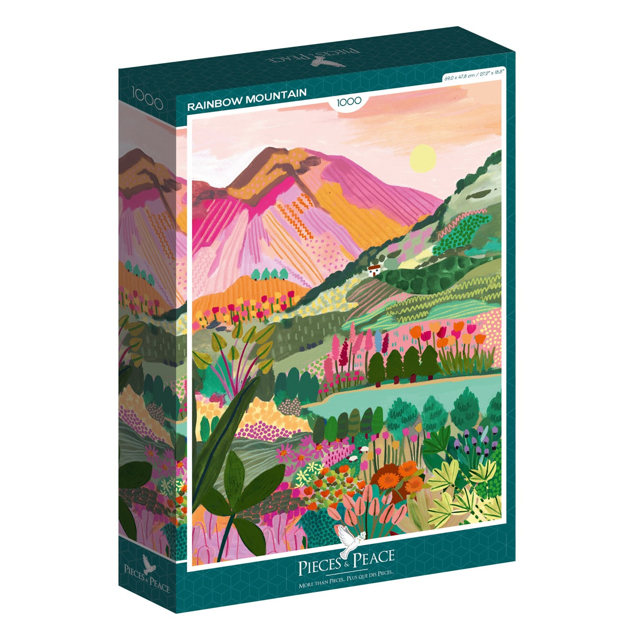 Puzzle Montagne Arc-en-ciel