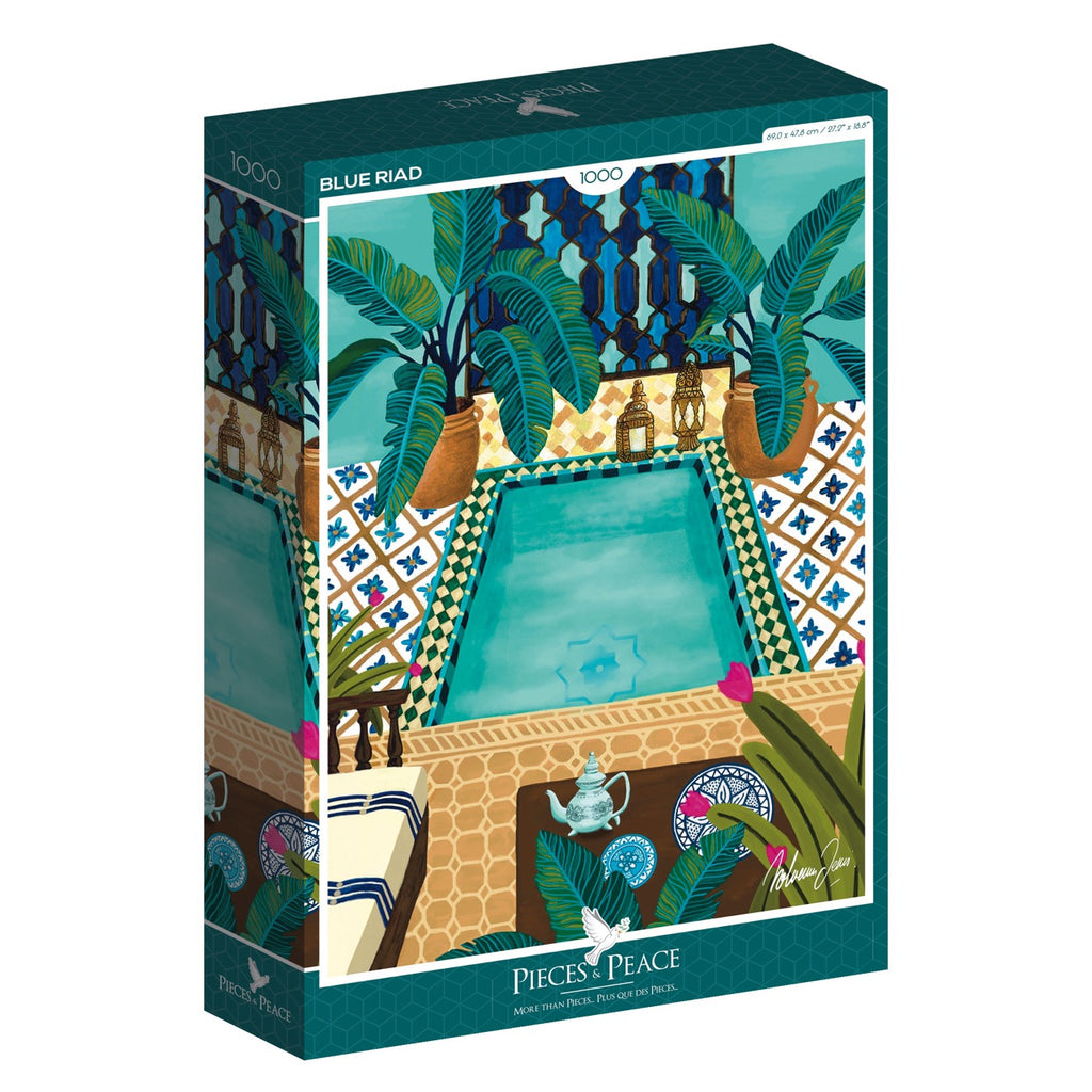 Puzzle Riad Bleu