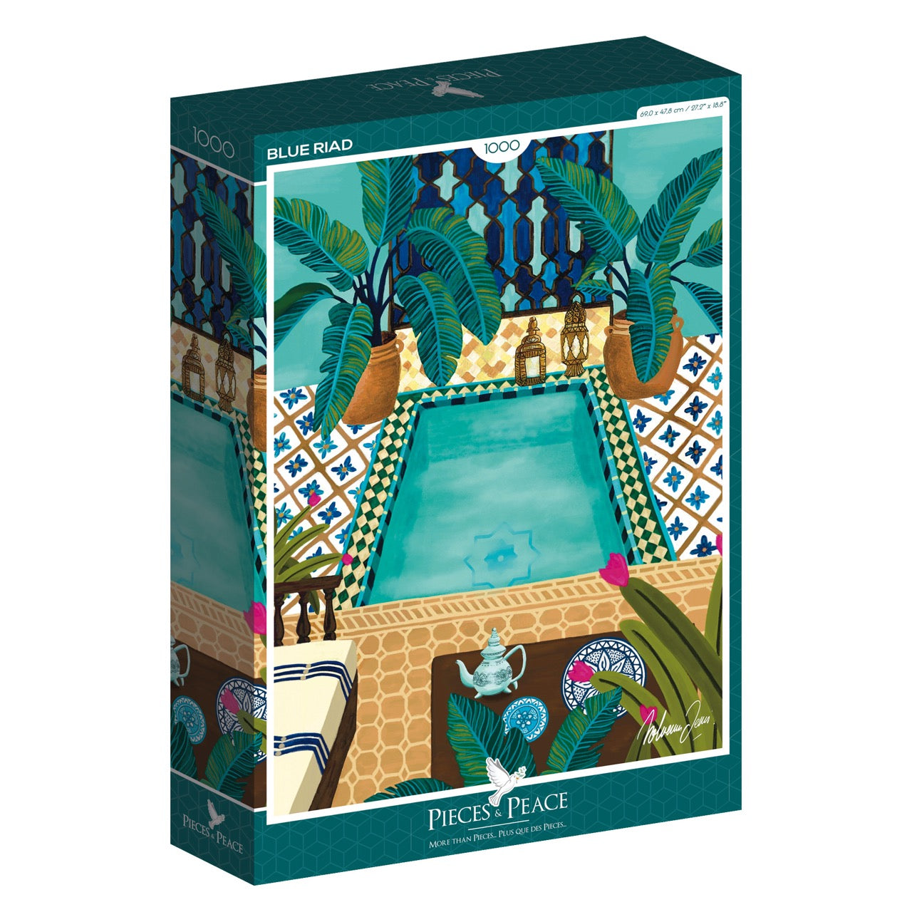 Puzzle Riad Bleu