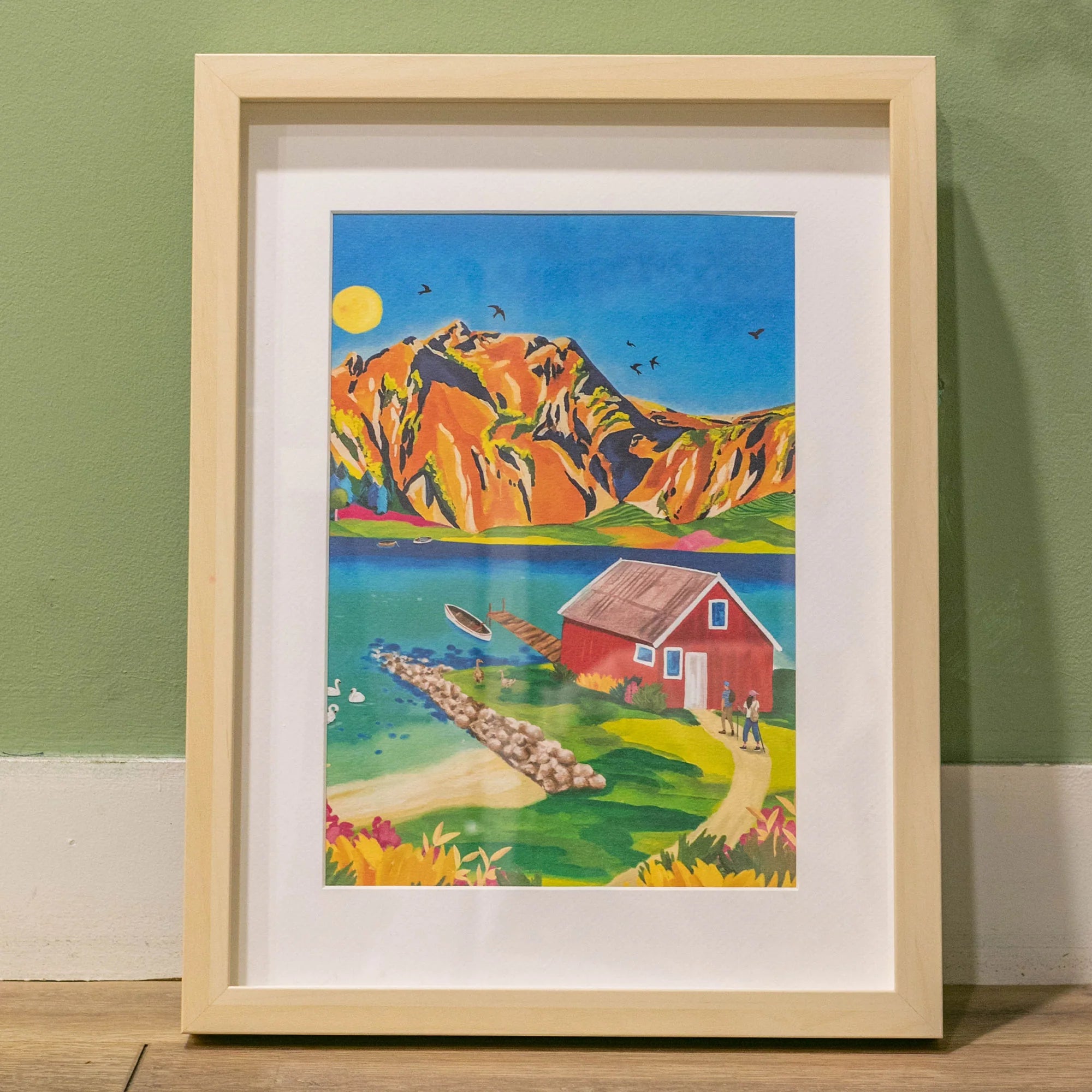 Kit peinture au numéro - Randonnée en Norvège