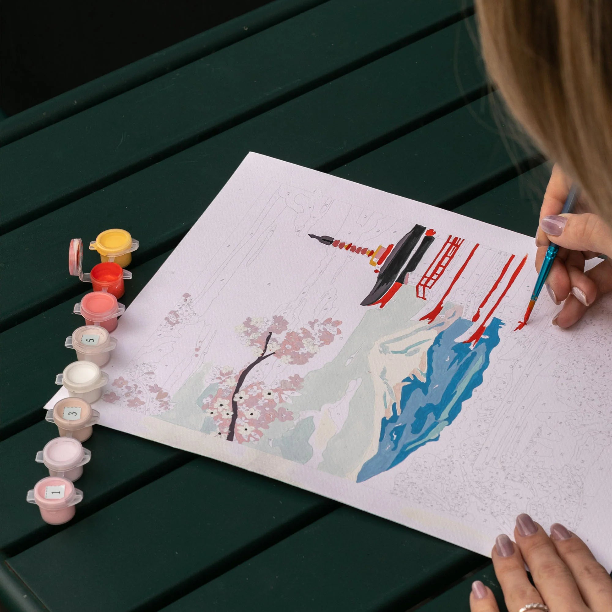 Kit peinture au numéro - Mont Fuji