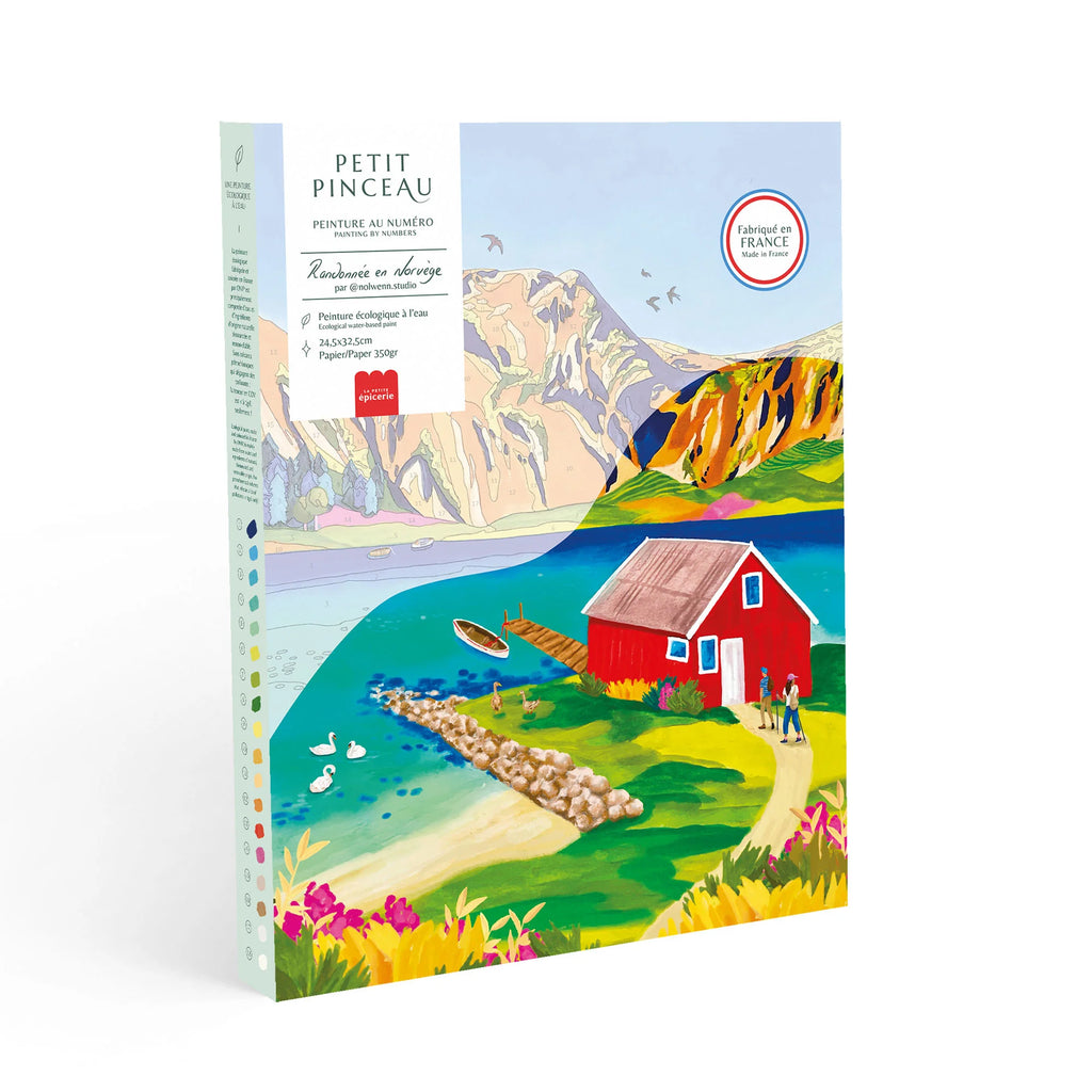 Kit peinture au numéro - Randonnée en Norvège
