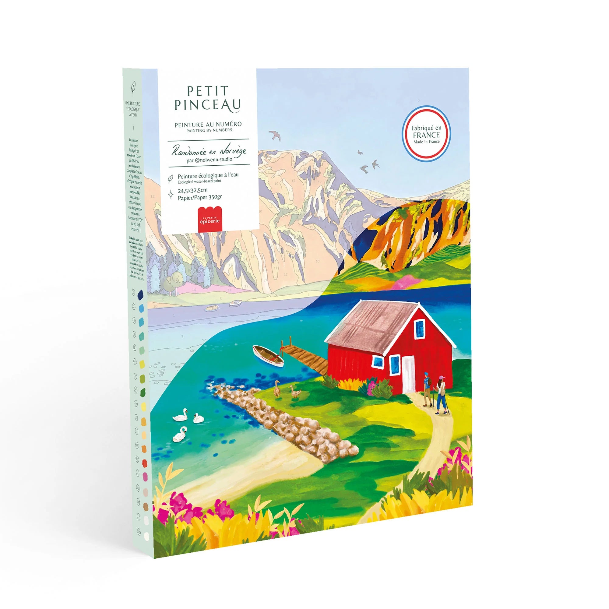 Kit peinture au numéro - Randonnée en Norvège