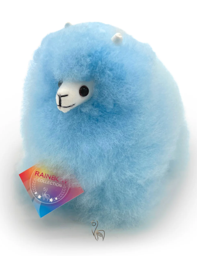 Alpaga mini (15cm) - bleu