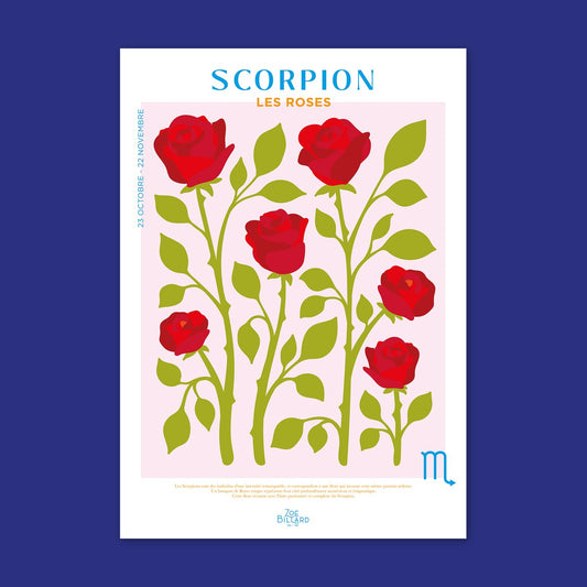 Affiche Scorpion - Les Roses