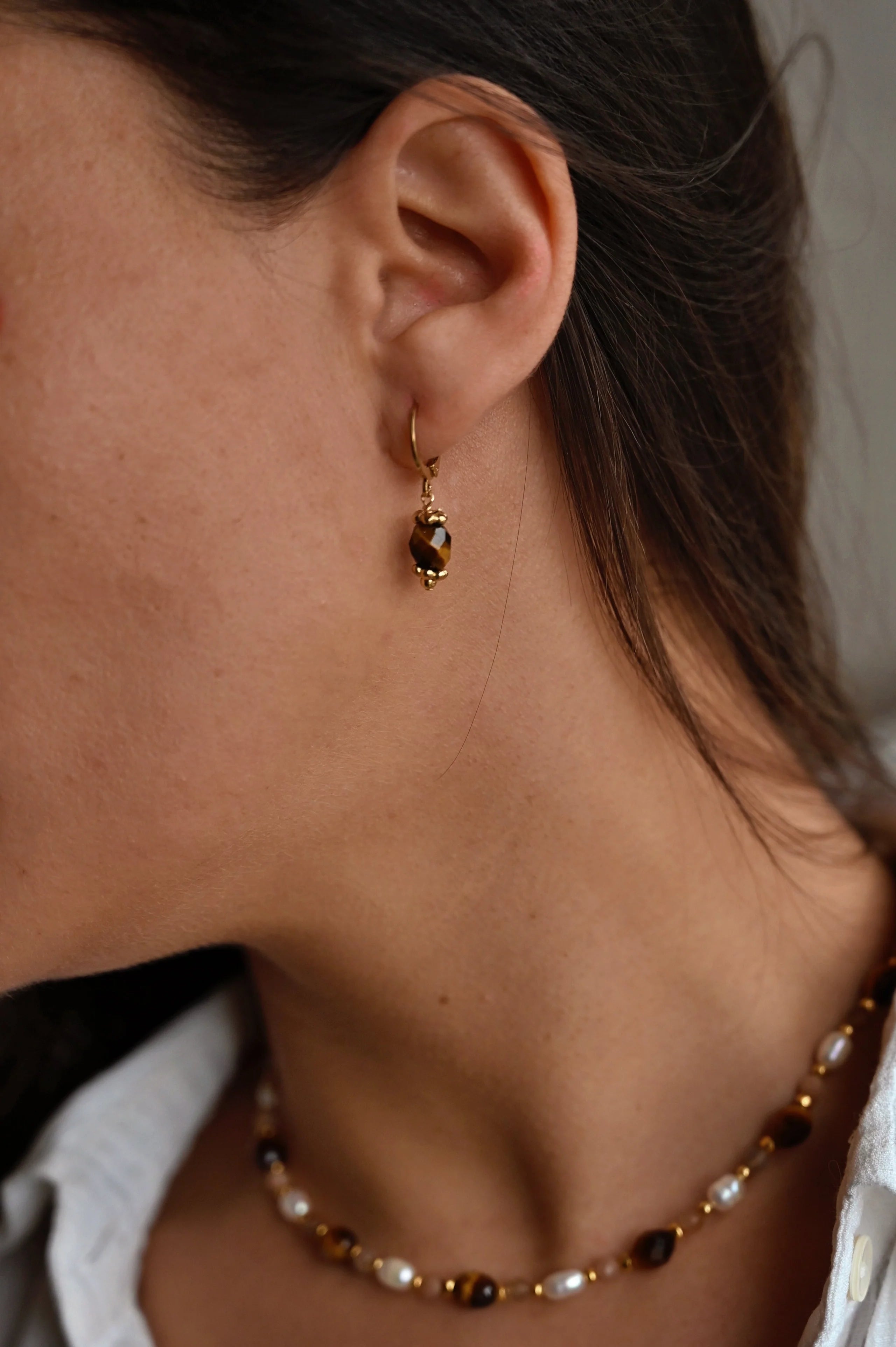 Boucles CAIRO (œil de tigre)