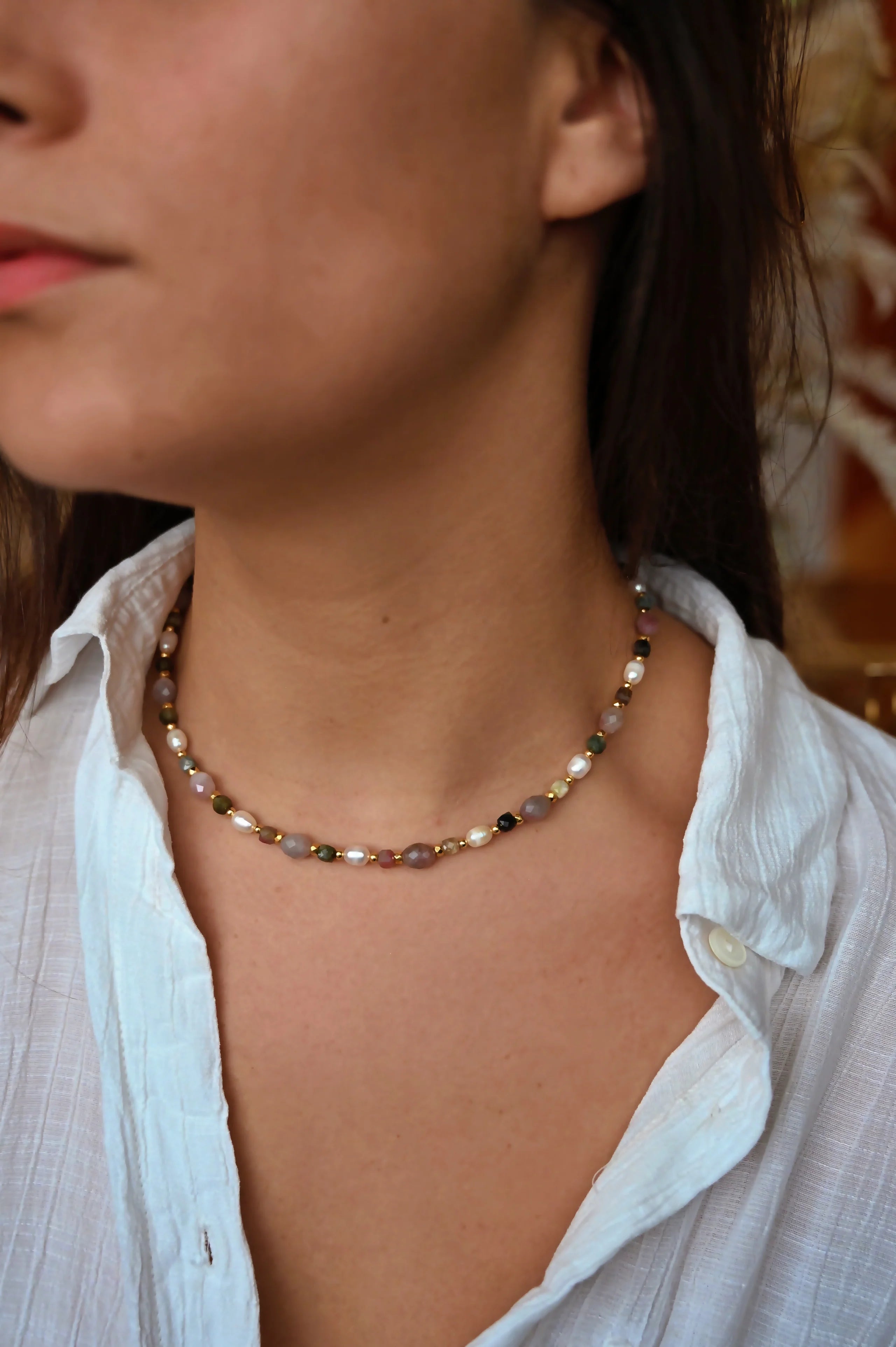 Collier CAIRO (Quartz rose)