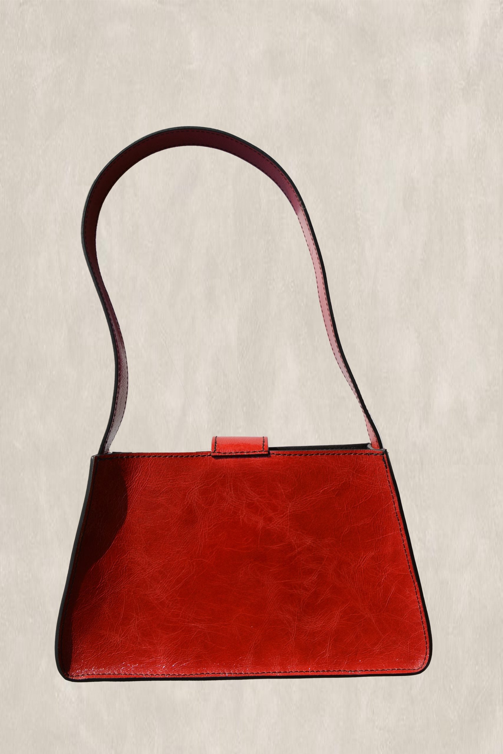 Sac Saskia Rouge Vernis