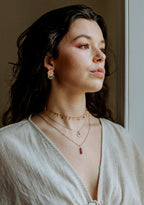 Collier Isa - Lépidolite violette