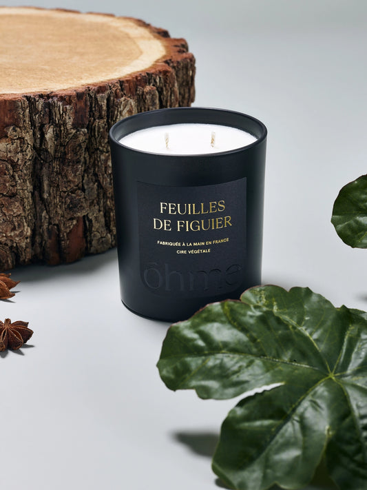 Bougie parfumée 55h Feuilles de figuier