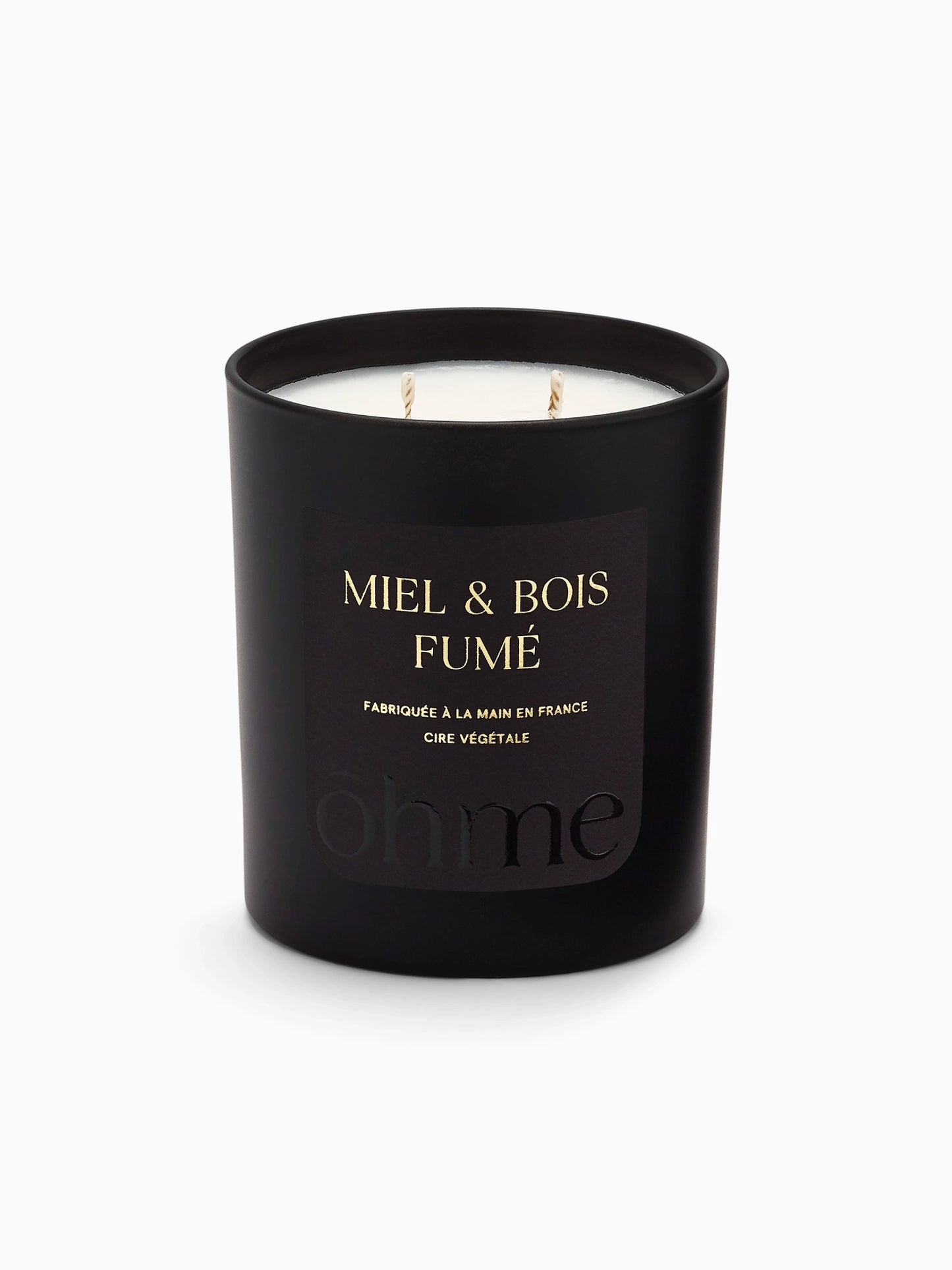 Bougie parfumée 55h Miel et bois fumé