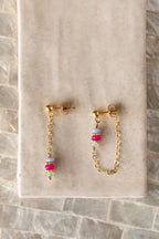 Eleia Earrings - Multi-stones