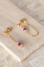 Eleia Earrings - Multi-stones