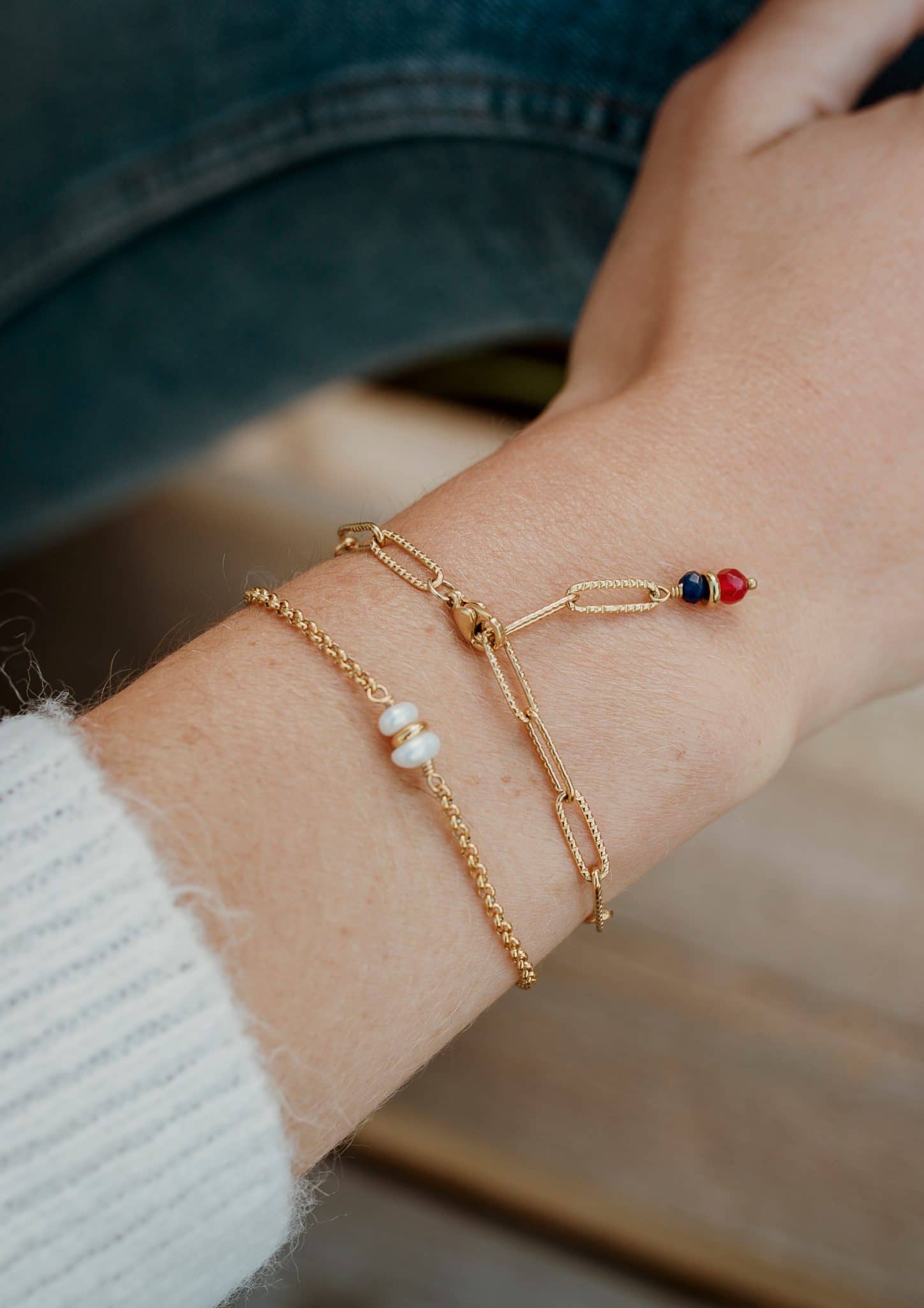 Tisha Bracelet - Freshwater Pearls 