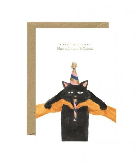 Card - Happy birthday cat