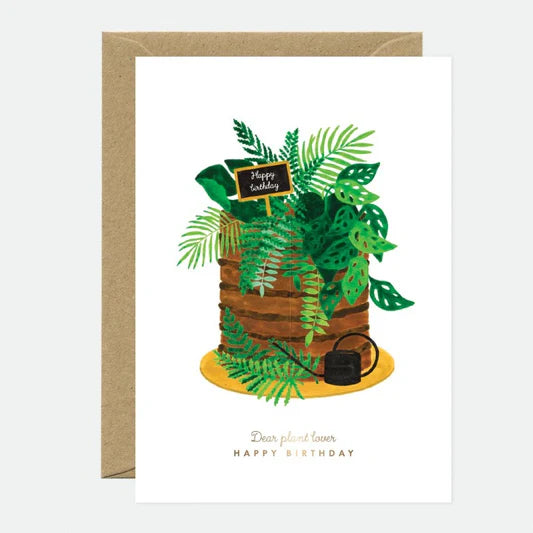 Carte - Happy birthday dear plant lover