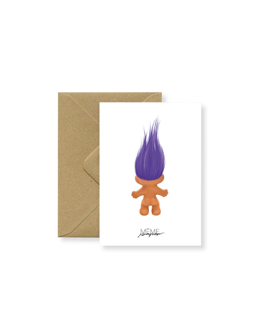 Carte Troll Violet