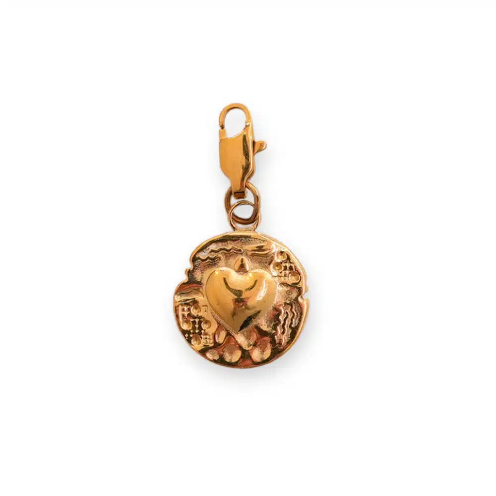 Charm Médaille Coeur