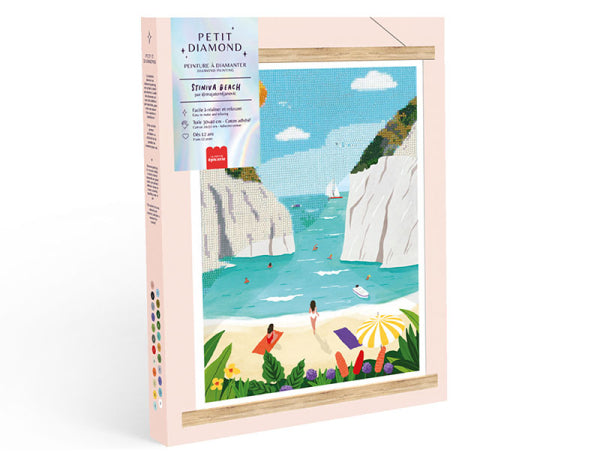 Coffret petit Diamond - Peinture à diamanter - Diamond painting Stiniva Beach