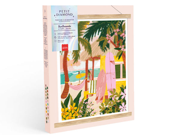 Coffret petit Diamond - Peinture à diamanter - Diamond painting Surfboards