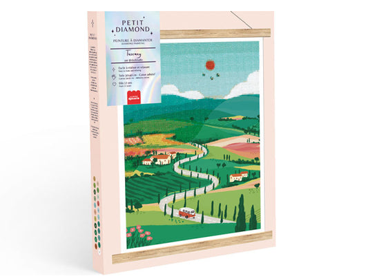 Coffret petit Diamond - Peinture à diamanter - Diamond painting Tuscany