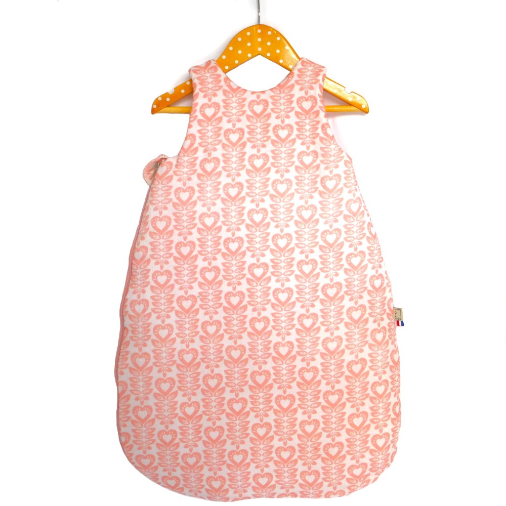 Sleeping bag T1: 0-12 months So Flowers embroidered