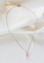 Collier Tina - Quartz rose