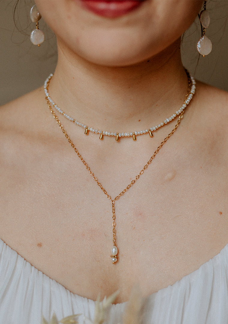 Calypso Necklace - Freshwater Pearls