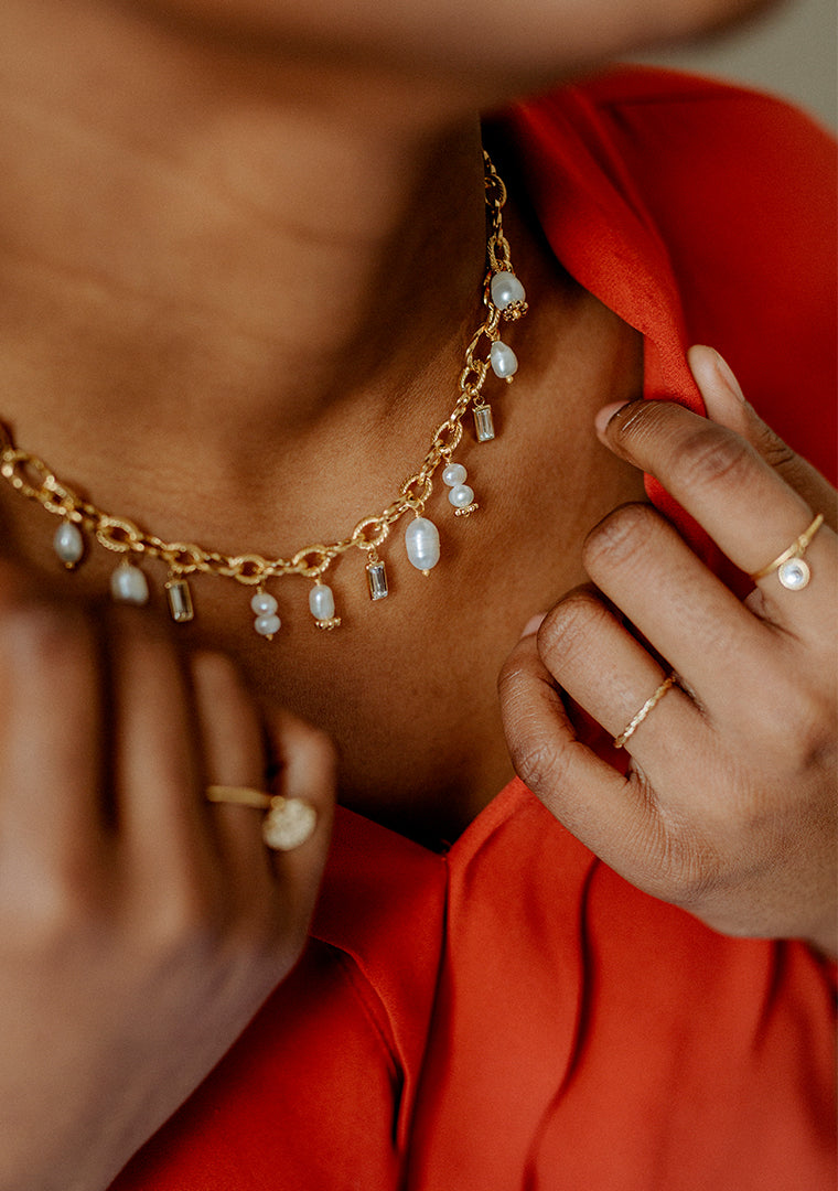Eléa Necklace - Freshwater Pearls