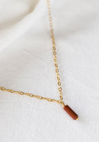 Isa Necklace - Red Jasper