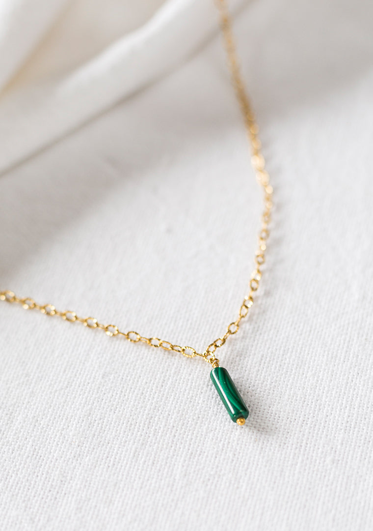 Isa Necklace - Malachite