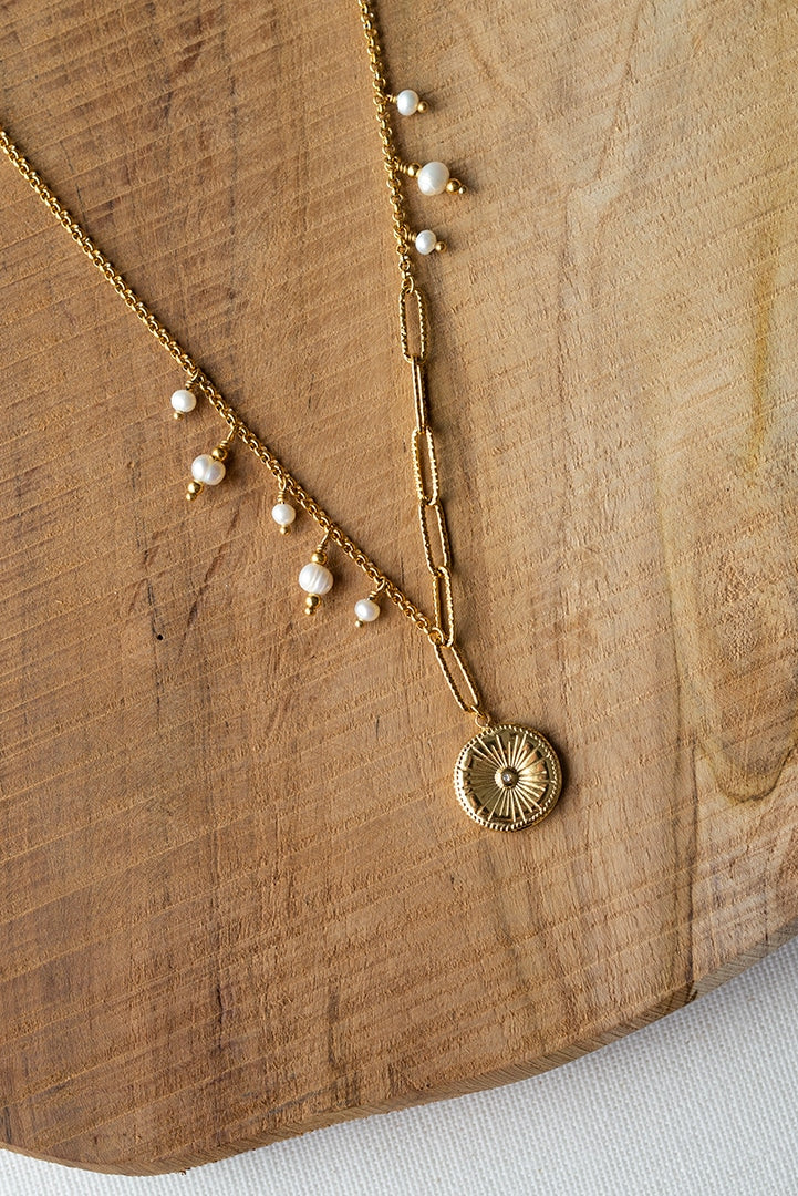 Solal Necklace - Freshwater Pearls 