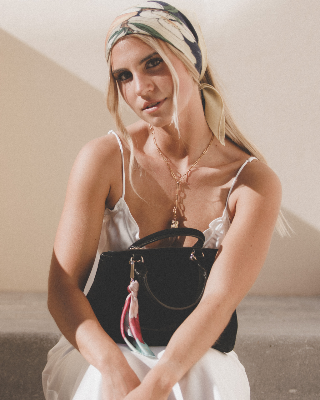 Foulard Fleur et Nacre