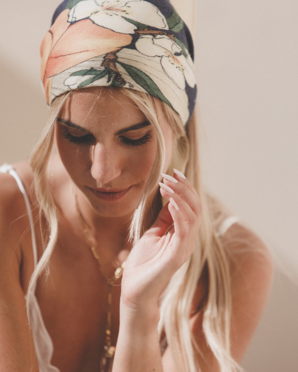 Foulard Fleur et Nacre