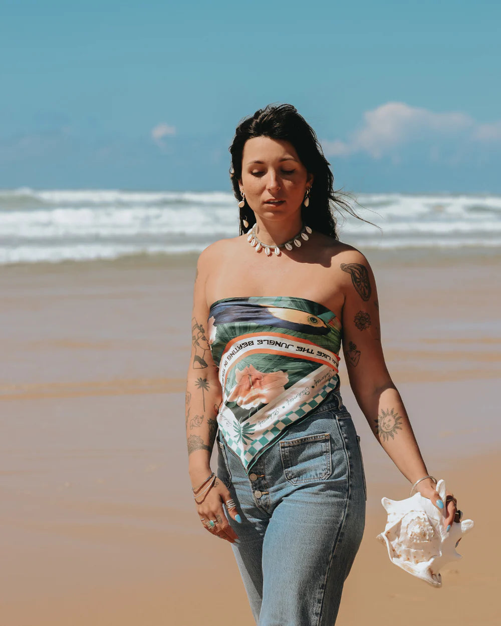 Foulard Jungle Toucan Paradise