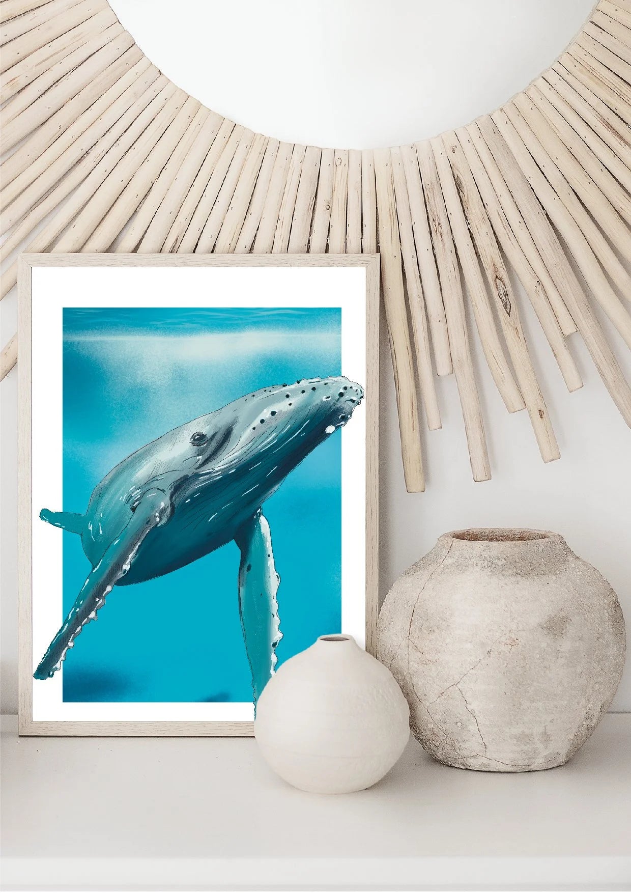 Affiche Baleine à Bosse