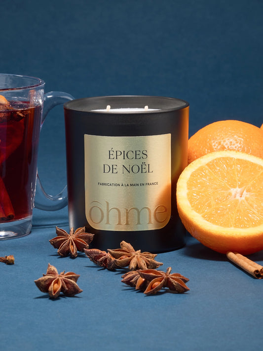 Bougie parfumée 55h Épices de Noël