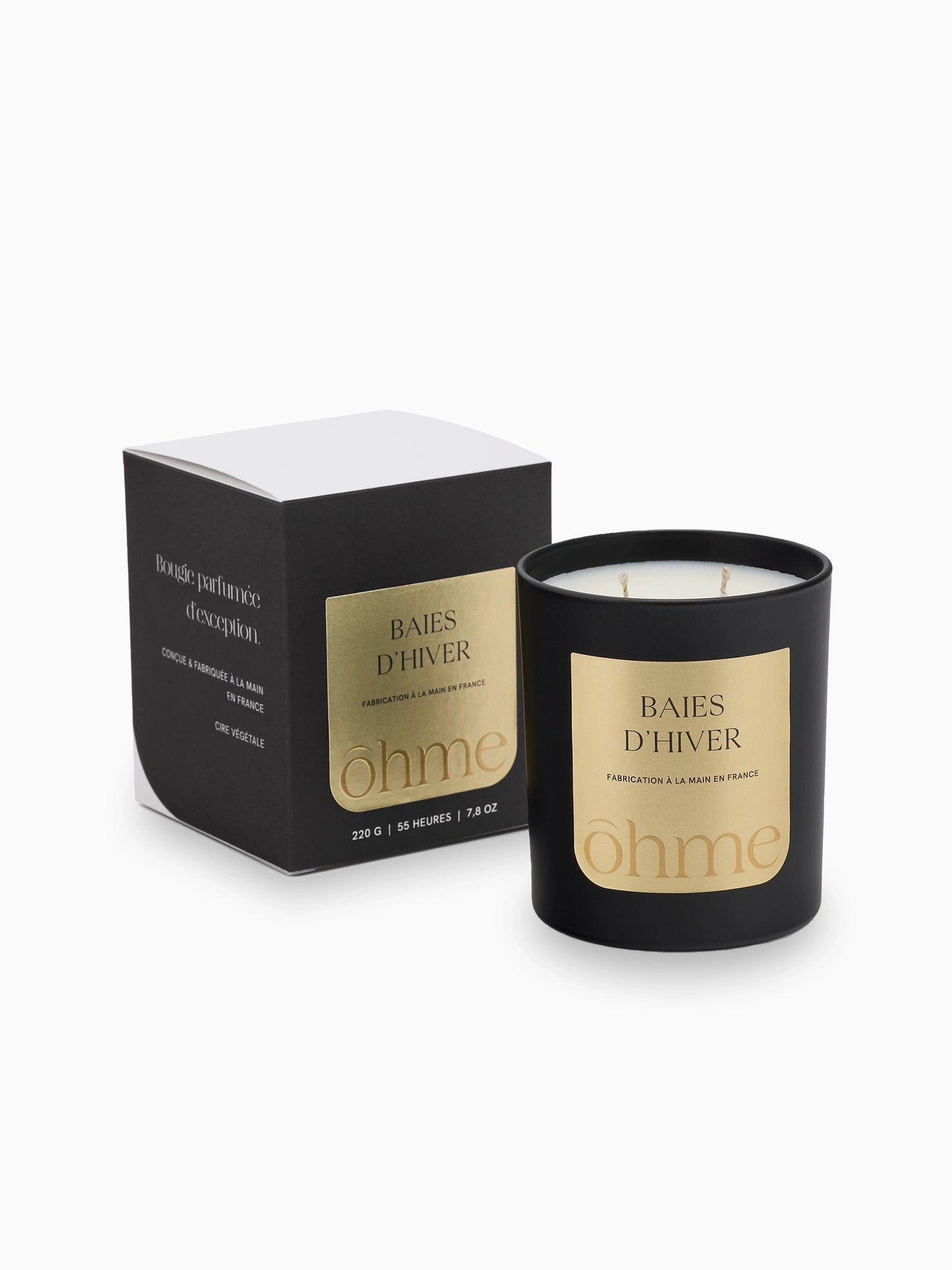 Bougie parfumée 55h Baies d'hiver