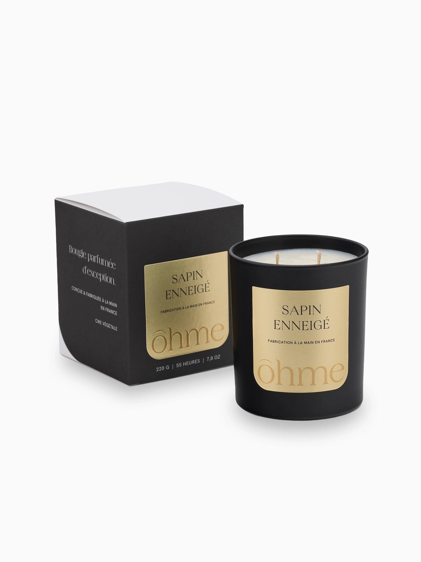 Bougie parfumée 55h Sapin Enneigé