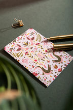 Carte - Happy birthday pink croco