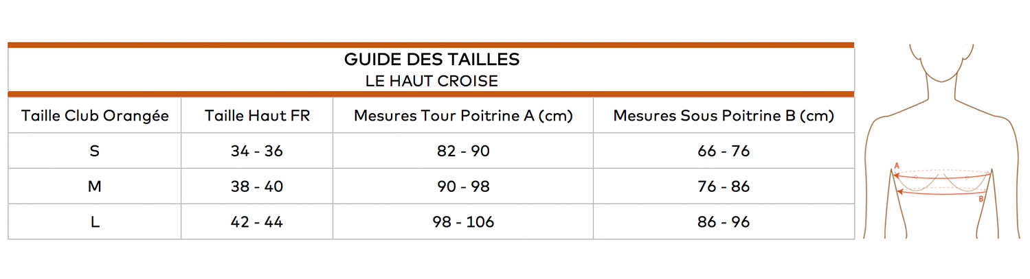 Haut Maillot Croisé Noir
