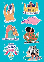 Stickers Trait Sauvage