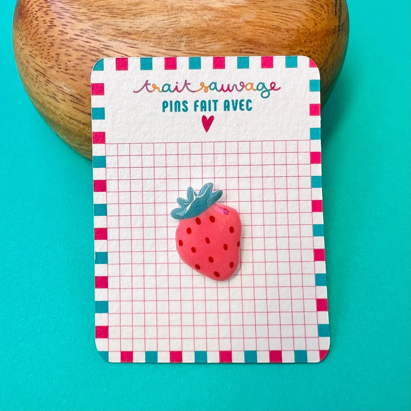 Pin's fraise
