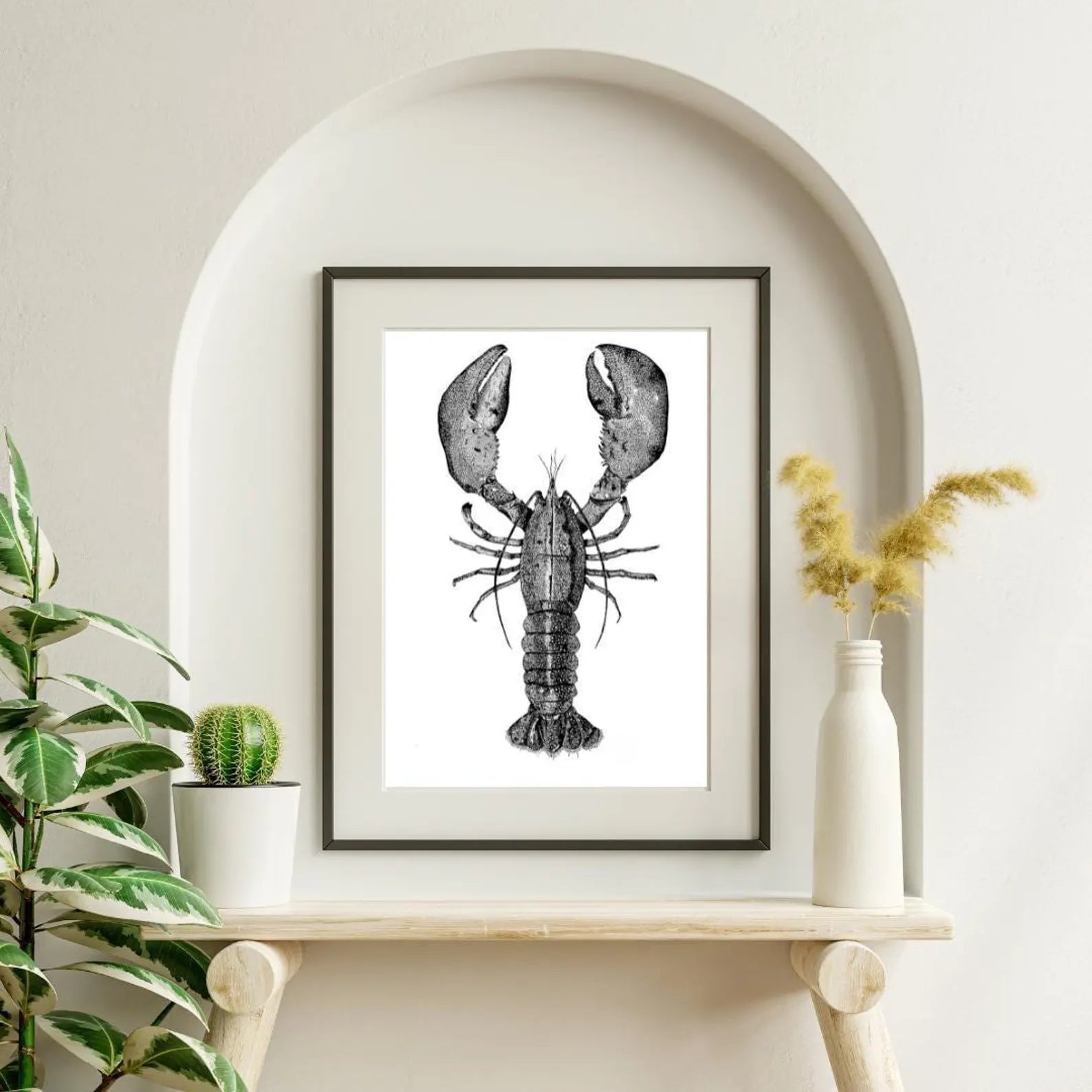 Affiche « Prestance et Élegance du Homard »