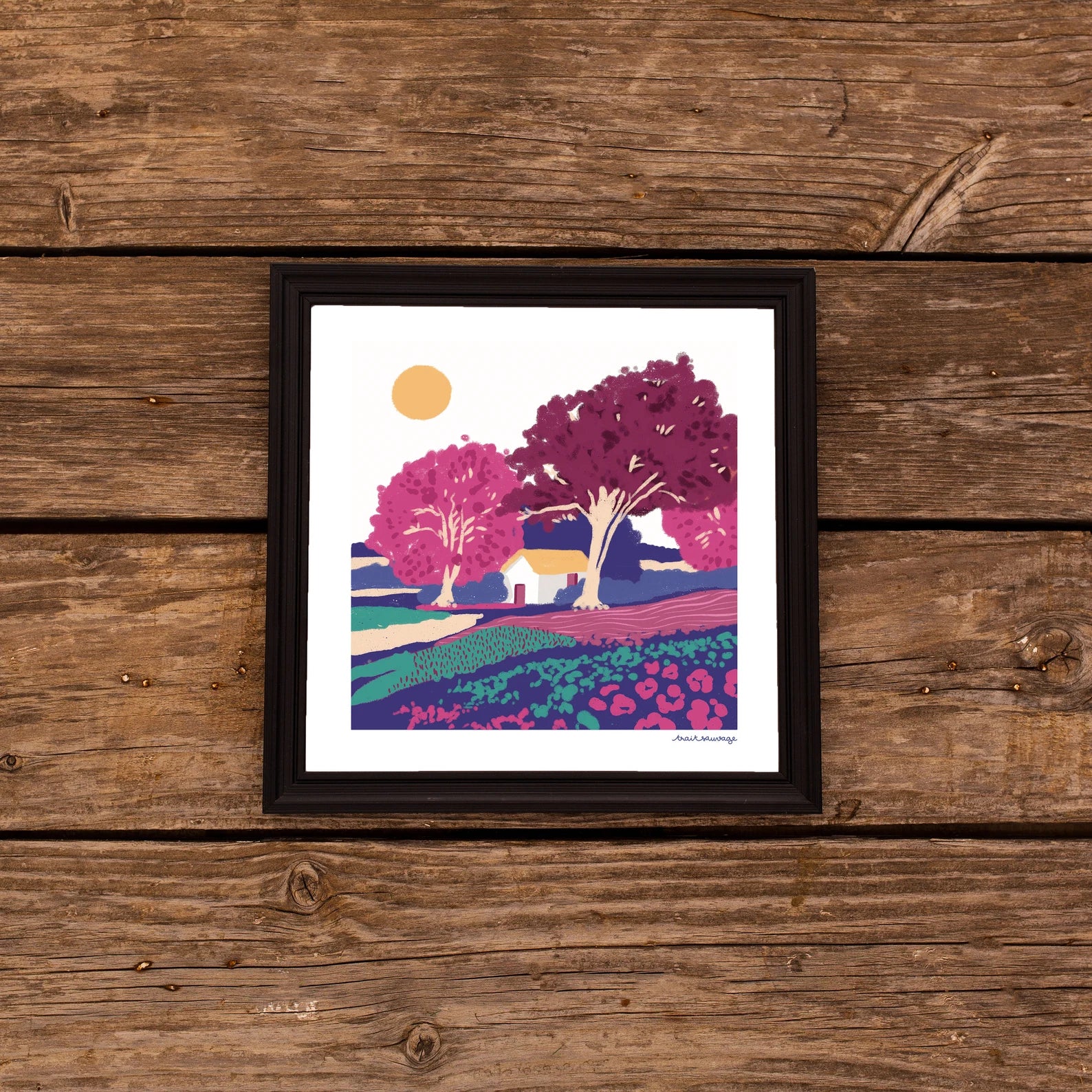 20x20 Little House Poster