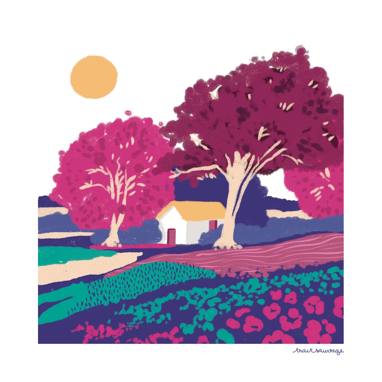 20x20 Little House Poster