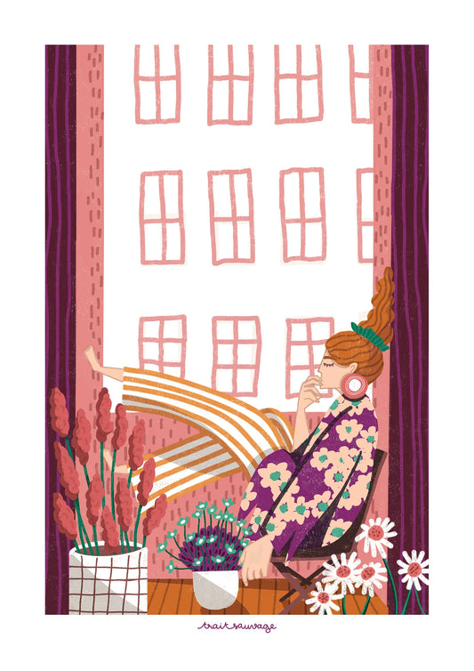 Poster Le balcon A4
