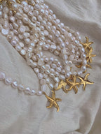 Collier étoile nacre